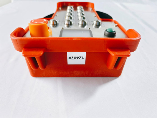 Control remoto industrial inalámbrico con 10 señales de interruptor en un entorno de campo electromagnético fuerte