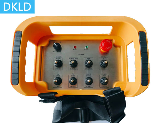 Control remoto inalámbrico industrial para equipos hidráulicos con barandillas de tipo correa