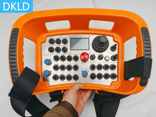 Modo de retroalimentación bidireccional multifunción con joystick de 5 velocidades Control remoto inalámbrico industrial