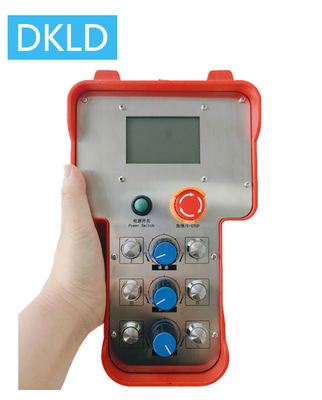 Control remoto inalámbrico de la grúa con pantalla de retroalimentación de adquisición de peso de seis vías