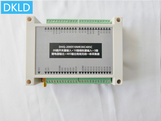 20 entradas de interruptor, 10 entradas analógicas, 3 entradas de interruptor y 485 salidas, control remoto industrial integrado con cable y inalámbrico