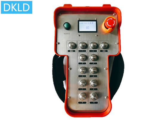 Control remoto industrial inalámbrico con 10 señales de interruptor en un entorno de campo electromagnético fuerte