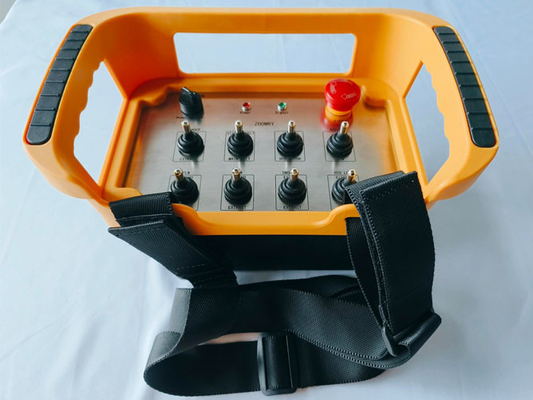 Control remoto inalámbrico industrial para equipos hidráulicos con barandillas de tipo correa