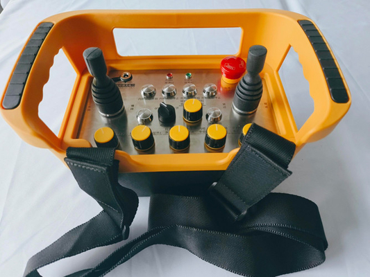 Control remoto inalámbrico industrial con correa tipo canasta tipo doble joystick tipo