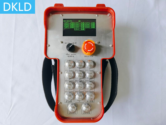 Equipo de operación a 250 metros de altitud control remoto de doble joystick de mano