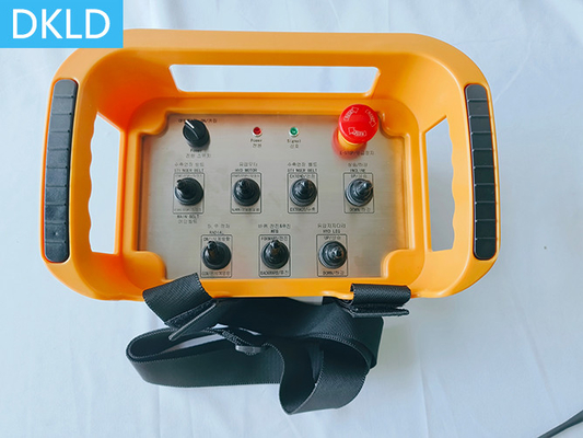 Control remoto inalámbrico industrial para equipos hidráulicos con barandillas de tipo correa