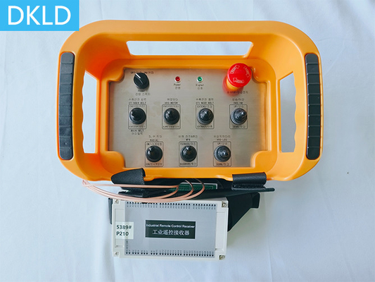 Control remoto inalámbrico industrial para equipos hidráulicos con barandillas de tipo correa