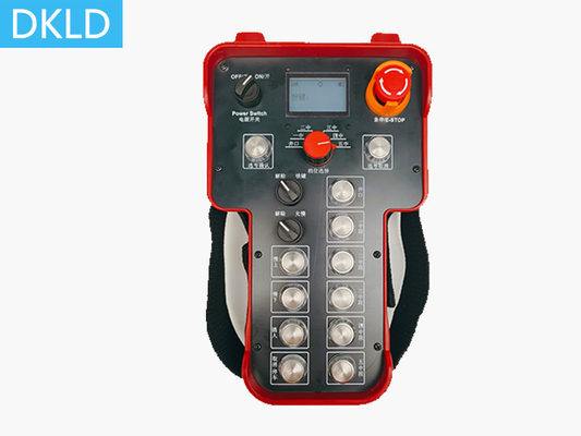 Control de selección de números 1 en 6, control remoto inalámbrico industrial de 12 canales